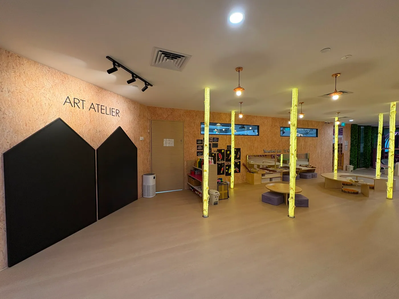 An art atelier decorated for Singapore National Day