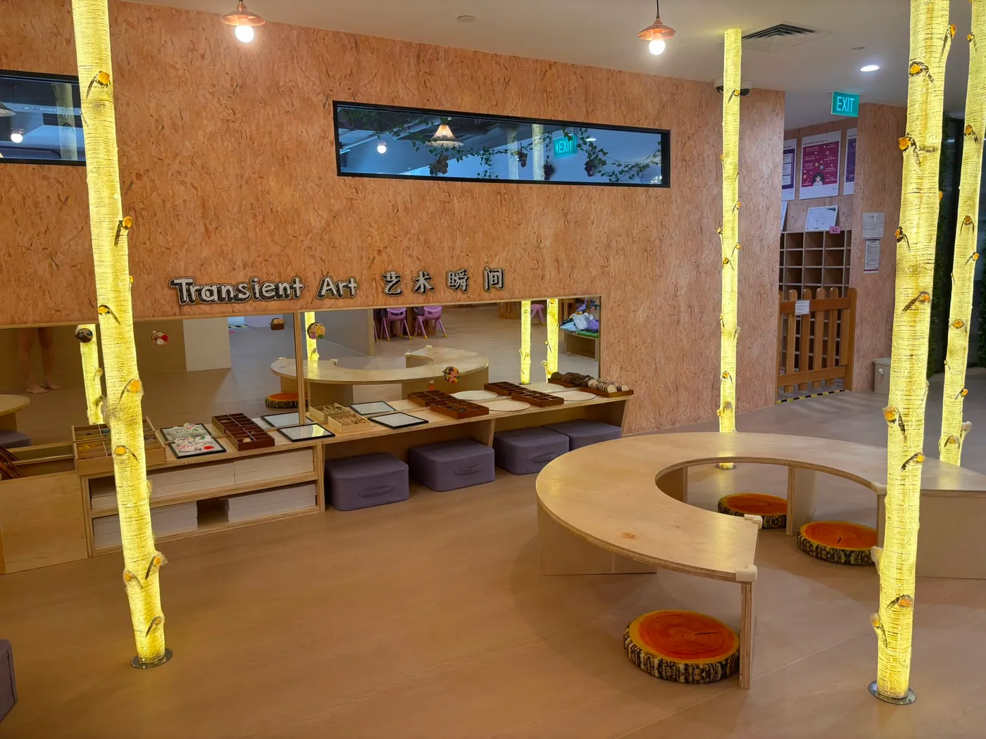 An art atelier decorated for Singapore National Day